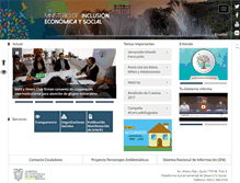 Tablet Screenshot of inclusion.gob.ec
