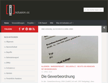 Tablet Screenshot of inclusion.cc